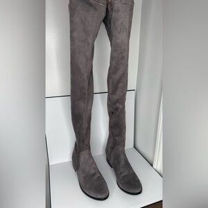 ALDO Elinna Gray Over-the-Knee Suede Boots